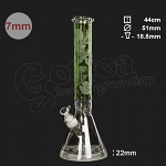 Amsterdam Deep Ocean Green üveg bong